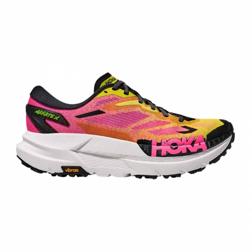 Scarpe Hoka Mafate X Rosa Giallo AW25