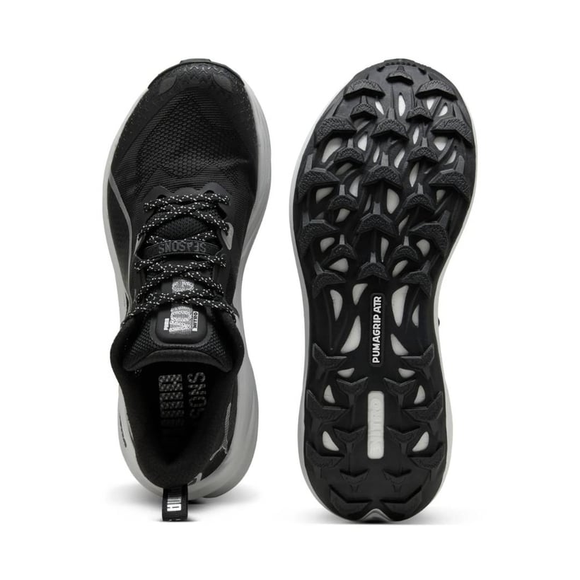 Puma Voyage NITRO 4 Schuhe Schwarz Weiß AW25