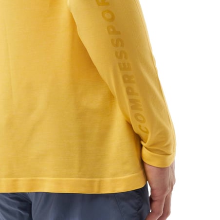 Compressport Performance Long Sleeve T-shirt Yellow