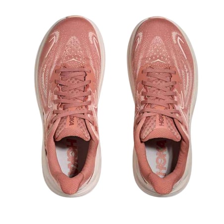 Chaussures Hoka Clifton 10 Rose Blanc AW25 Femme