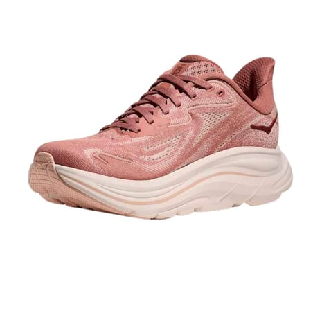 Scarpe Hoka Clifton 10 Rosa Bianco AW25 Donna