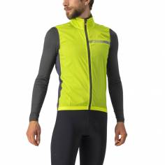 Castelli Squadra Stretch Weste Gelb Grau