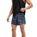 Kurze Hose Hoka Glide 5" Blau Schwarz