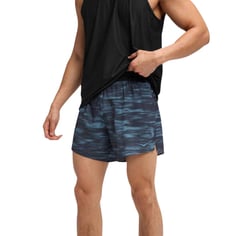 Pantaloncini Hoka Glide 5" Blu Nero