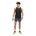 Pantaloncini Hoka Glide 5" Blu Nero