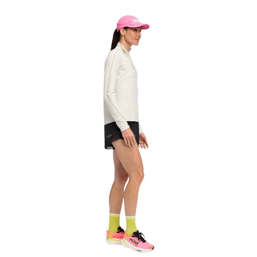 Bluza Hoka Glide Tech Biało-Szara Damska