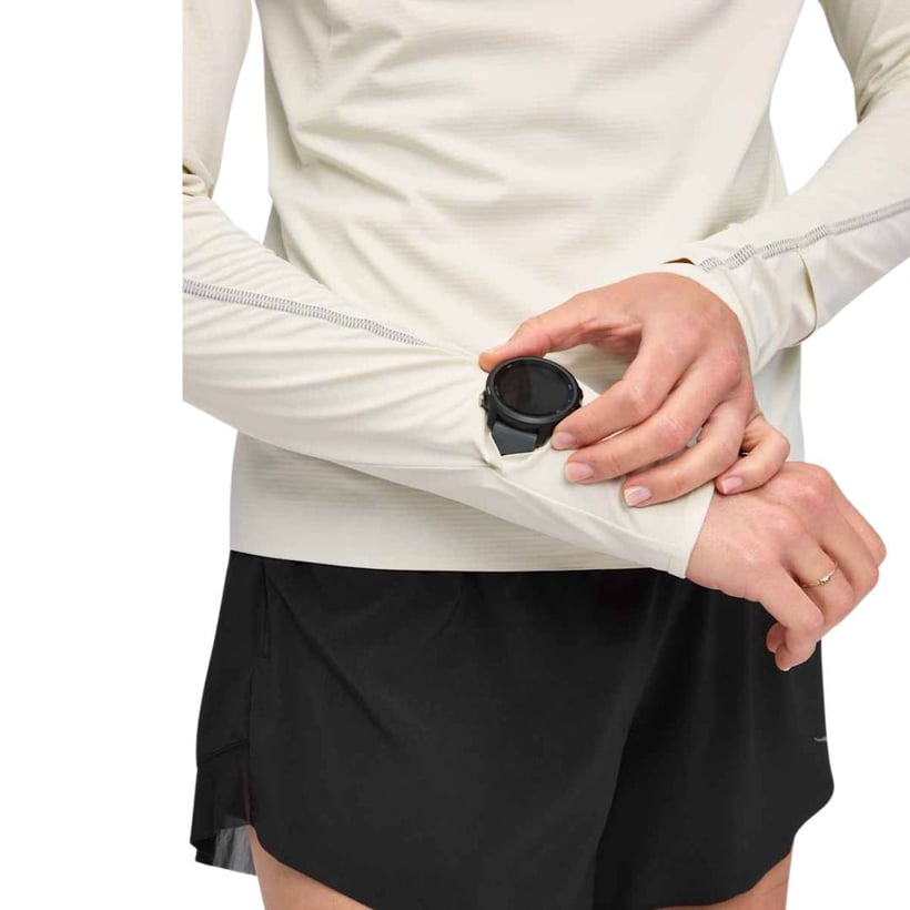 Hoka Glide Tech White Grey Women's Sweatshirt