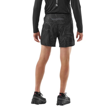 Pantalón Corto Compressport Performance Negro Gris