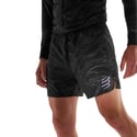 Pantalón Corto Compressport Performance Negro Gris