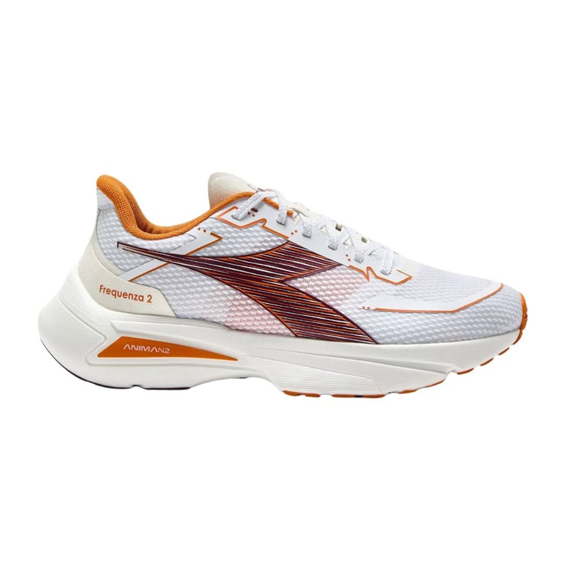Diadora Frequenza 2 Schuhe Weiß Granatapfel AW25