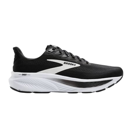 Tênis Brooks Ghost 17 Preto Branco AW25