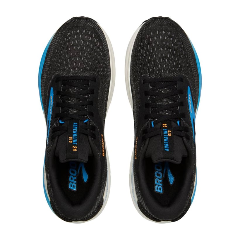 Brooks Adrenaline GTS 24 Schoenen Zwart Blauw AW25