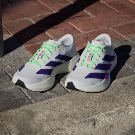 Adidas Adizero Evo SL White Purple Sneakers AW25 Women