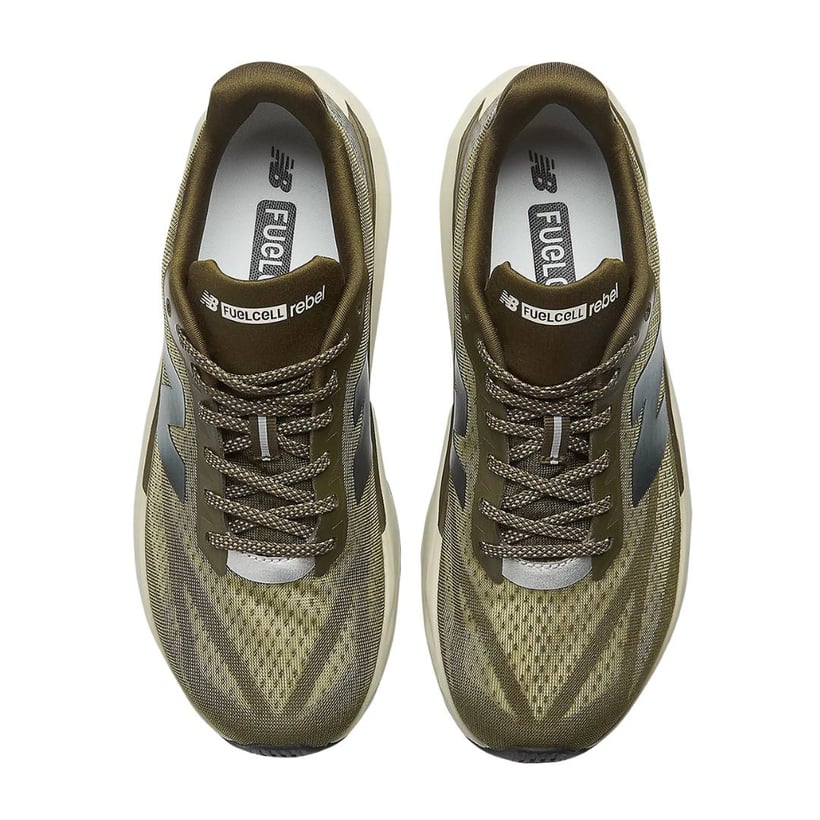 New Balance FuelCell Rebel v5 Green Beige AW25...