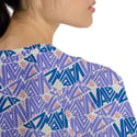 Camiseta New Balance Valencia Marathon Printed Athletics Morada Azul Mujer
