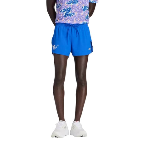 Pantalón Corto New Balance Valencia Marathon RC Split 3" Azul