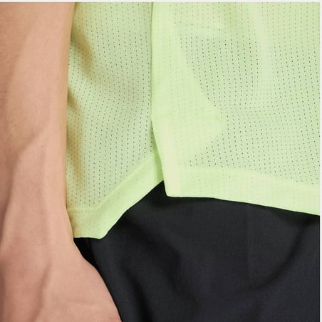 Maglietta New Balance Valencia Marathon Athletics Verde Giallo