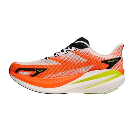 Chaussures Hoka Mach X 3 Blanc Orange AW25