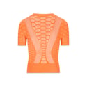 Q36.5 Base Layer 2 Korte Mouw Oranje Onderhemd