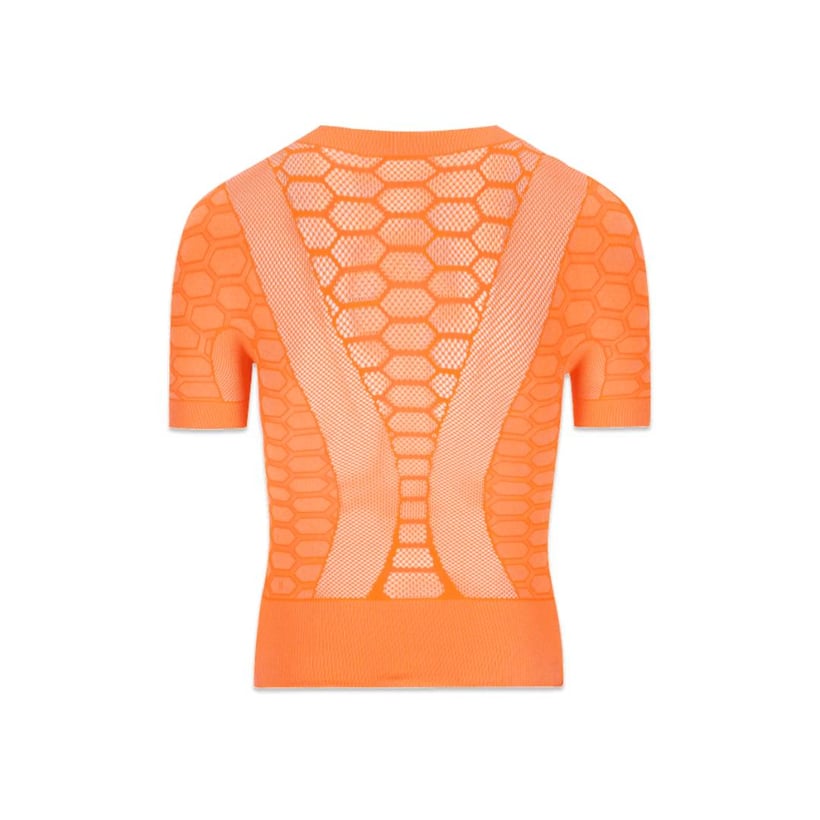Q36.5 Base Layer 2 Korte Mouw Oranje Onderhemd