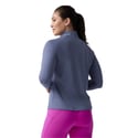 Maglietta Brooks Dash 1/2 Zip 3.0 Manica Lunga Blu
