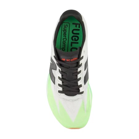 New Balance FuelCell SuperComp Elite v5 Ekiden Wit Groen AW25 Vrouwenschoenen