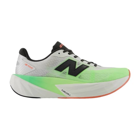 Scarpe New Balance FuelCell Rebel v5 Ekiden Bianco Verde AW25 Donna