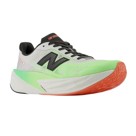 Zapatillas New Balance FuelCell Rebel v5 Ekiden Blanco Verde AW25 Mujer
