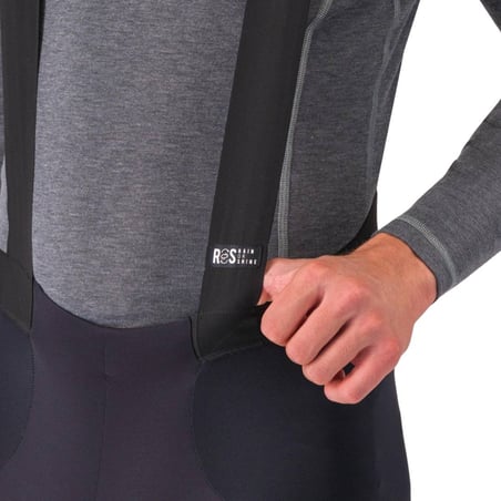 Castelli Sorpasso RoS Black Red Bib Shorts