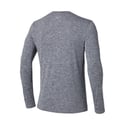 Mizuno Core Impulse Long Sleeve Half Zip Shirt Gray