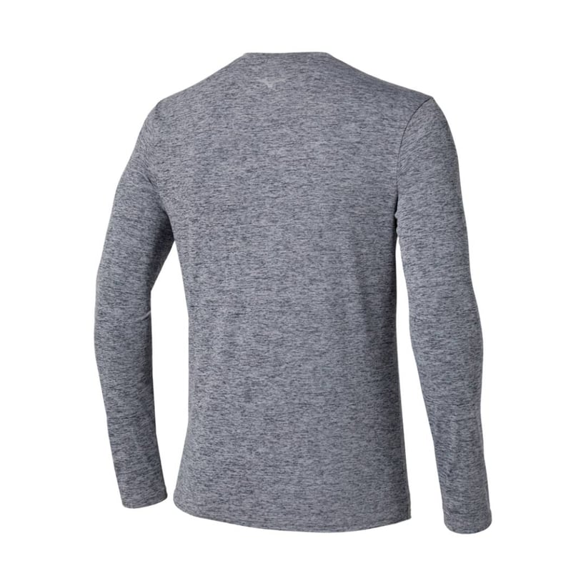 Langarmshirt Mizuno Core Impulse Half Zip Grau