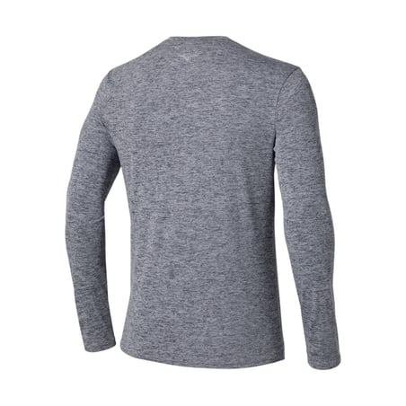 Mizuno Core Impulse Long Sleeve Half Zip Shirt Gray