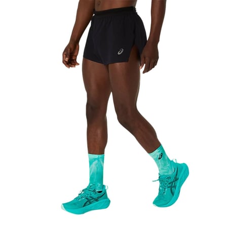 Pantaloncini Asics Meta Run Split Nero