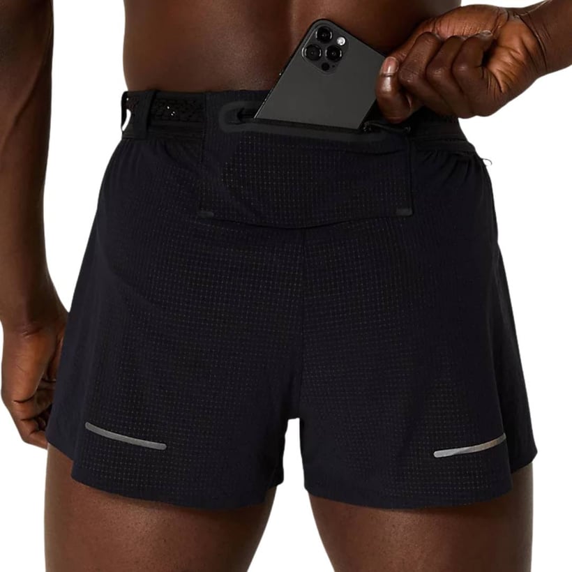 Pantaloncini Asics Meta Run Split Nero