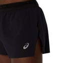 Asics Meta Run Split Shorts Zwart