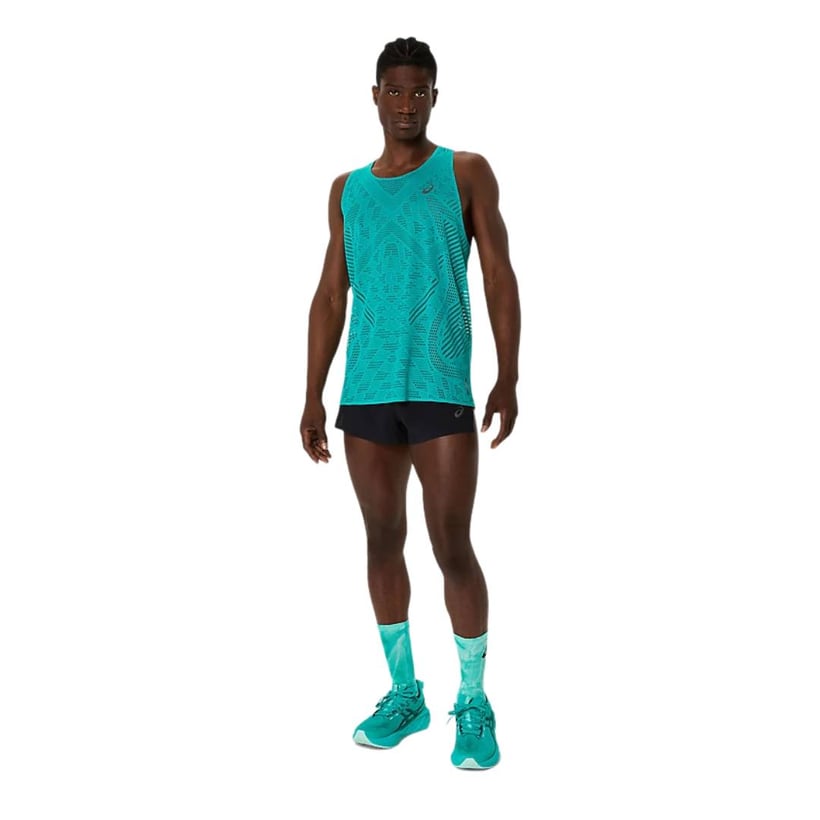 Pantaloncini Asics Meta Run Split Nero
