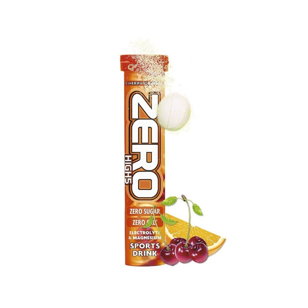 Tabletten ZERO High5 Cherry-Orange 1tubox20tablets