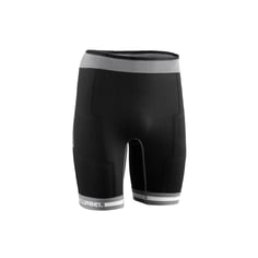 Leggings Corti Lurbel Spirit Flux Nero Grigio