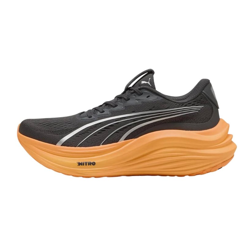 Tênis Puma MagMax Nitro Preto Laranja AW25