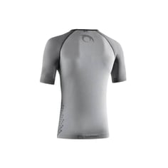 Camiseta Lurbel Spirit Flux Gris Negro Unisex 2