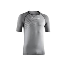 Maglietta Lurbel Spirit Flux Grigio Nero