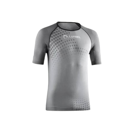 Camiseta Lurbel Spirit Flux Gris Negro Unisex