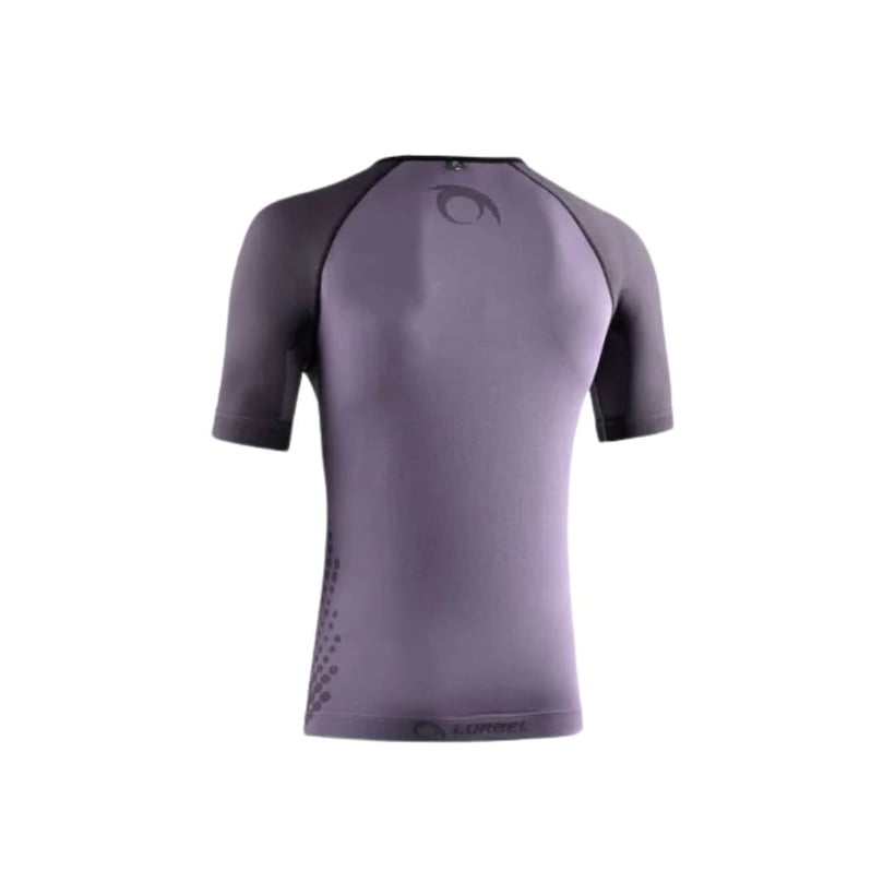 Camiseta Lurbel Spirit Flux Morado Negro Unisex