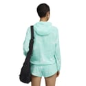 Puma Run Velocity AOP Woven Blau Weiß Damenjacke