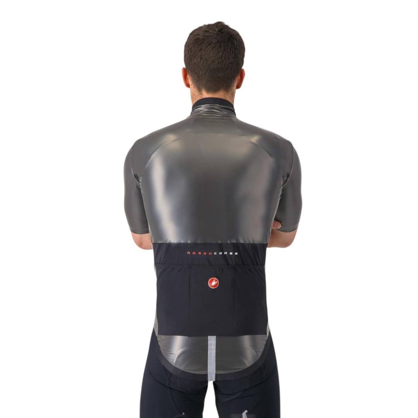 Giacca Castelli Gabba R Manica Corta Grigio Nero