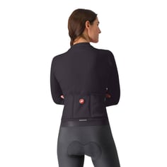 Jersey Castelli Espresso Thermal Manga Longa Preto Mulher 2