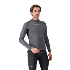 Maglia Intima Castelli Flanders 2 Manica Lunga Grigio Nero