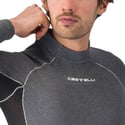 T-shirt Intérieur Castelli Flanders 2 Manches Longues Gris Noir