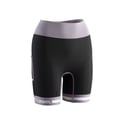 Shorts Curtos Lurbel Spirit Flux Preto Roxo Mulher