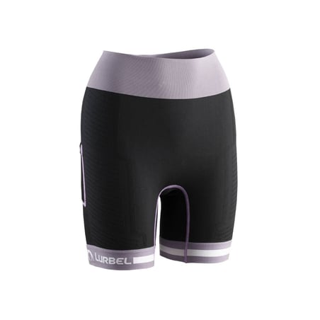 Lurbel Spirit Flux Black Purple Women's Short Tights